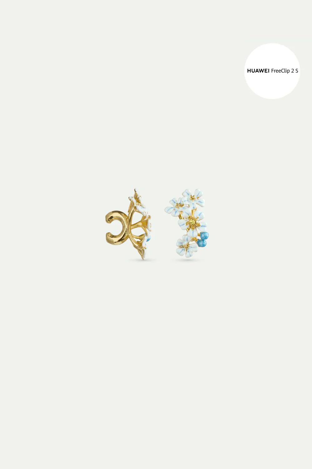 Bijoux Myosotis pour écouteurs HUAWEI FreeClip 2 S - Image 4