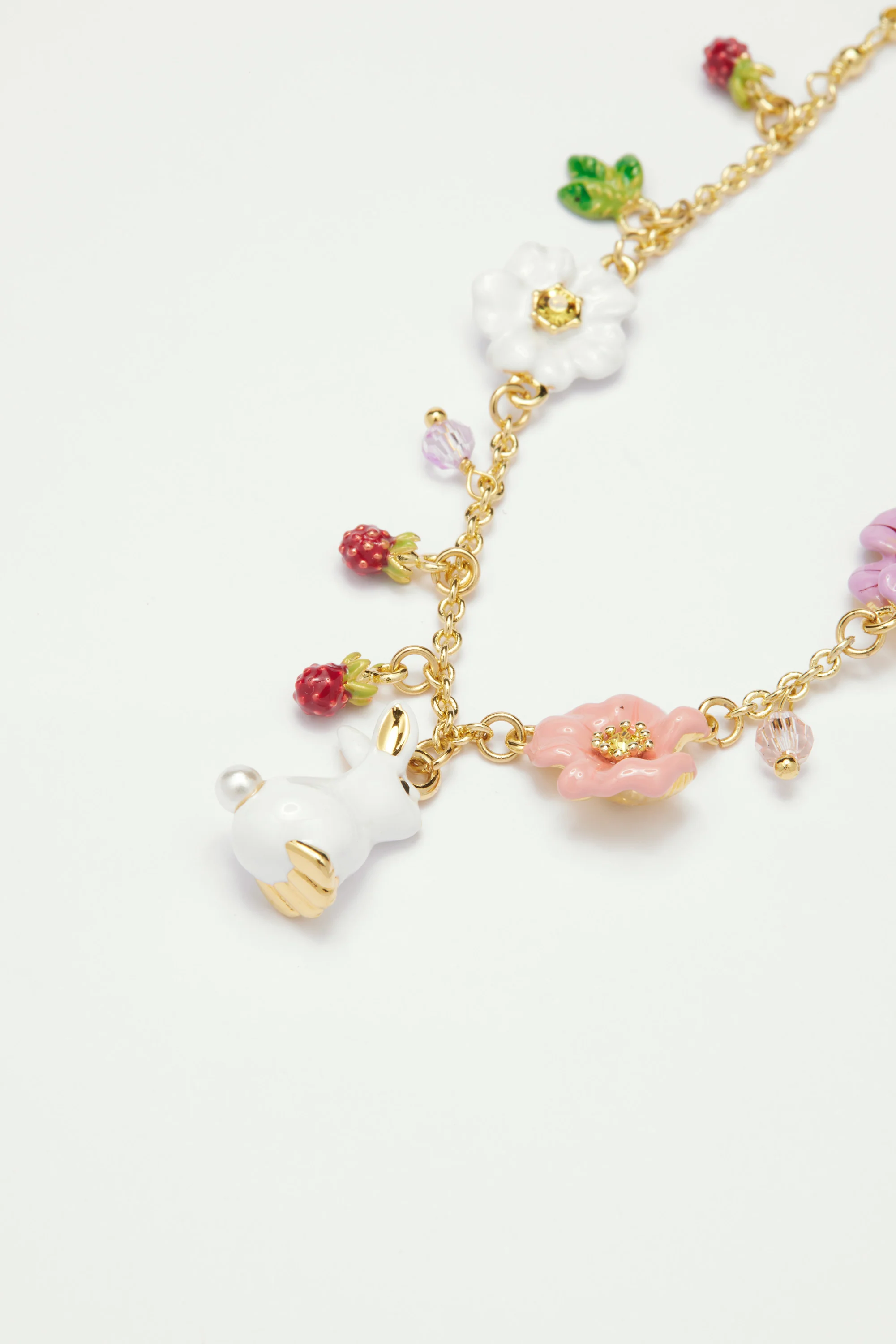 Bracelet charm's lapin rencontre enchantée - Image 3