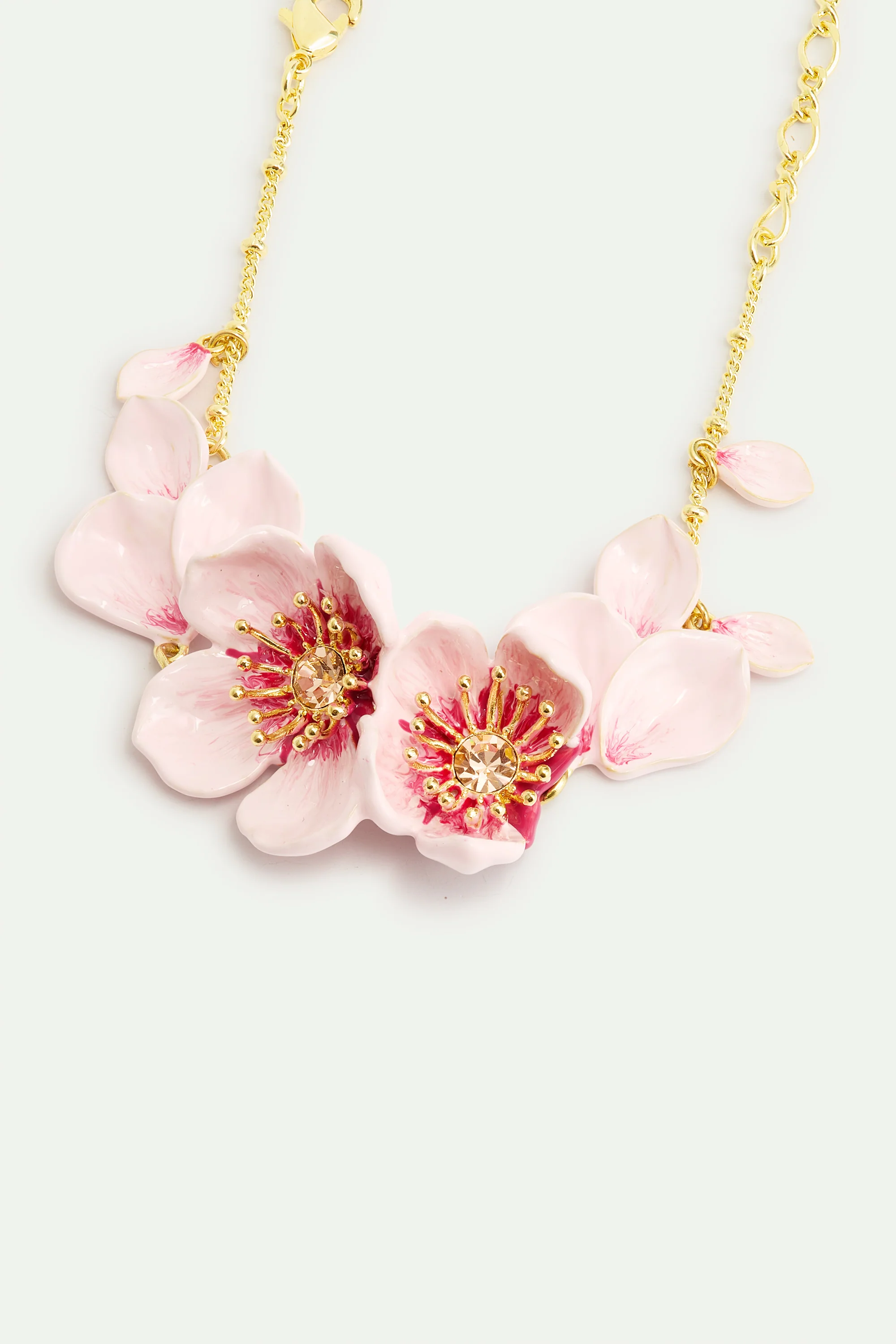 Bracelet fleurs de cerisier rose - Image 2