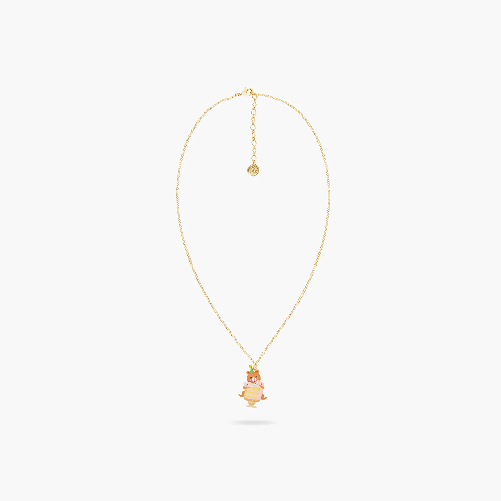 Collier Pendentif Ourson et Gâteau d'Anniversaire - Image 2