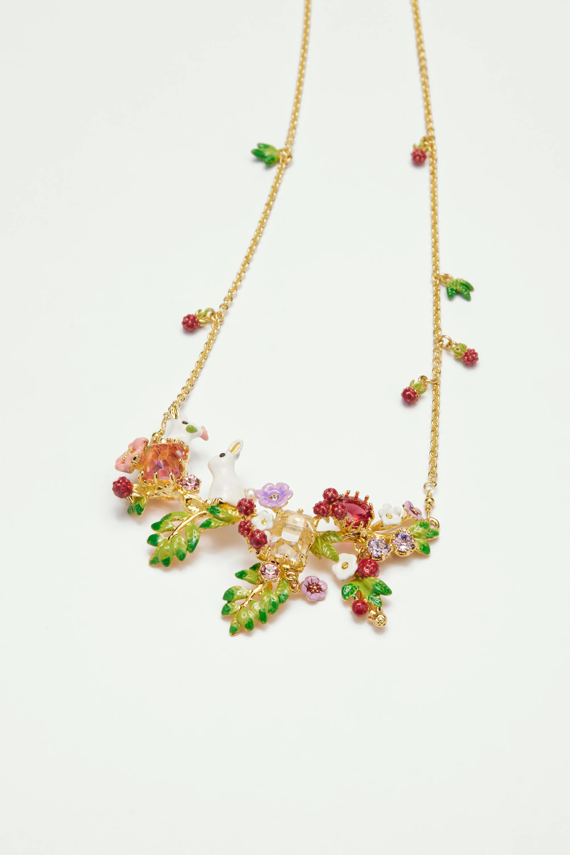 Collier plastron lapin rencontre enchantée - Image 2