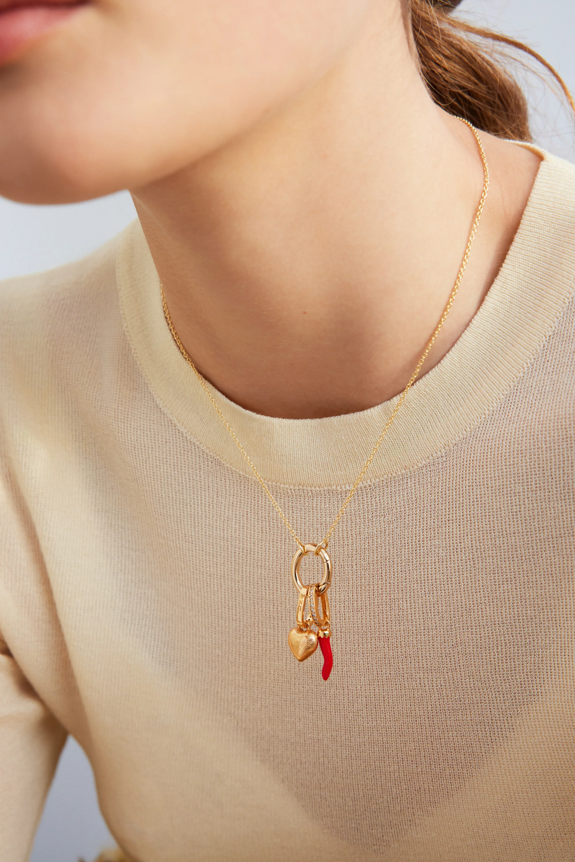 Pendentif Coeur Preuve d'Amour, Tendresse et Courage - Image 3
