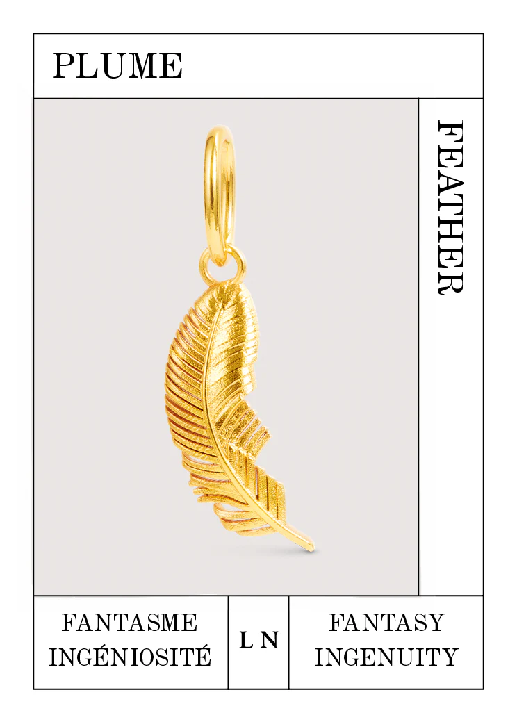 Pendentif Plume, Fantasme et Ingéniosité - Image 2