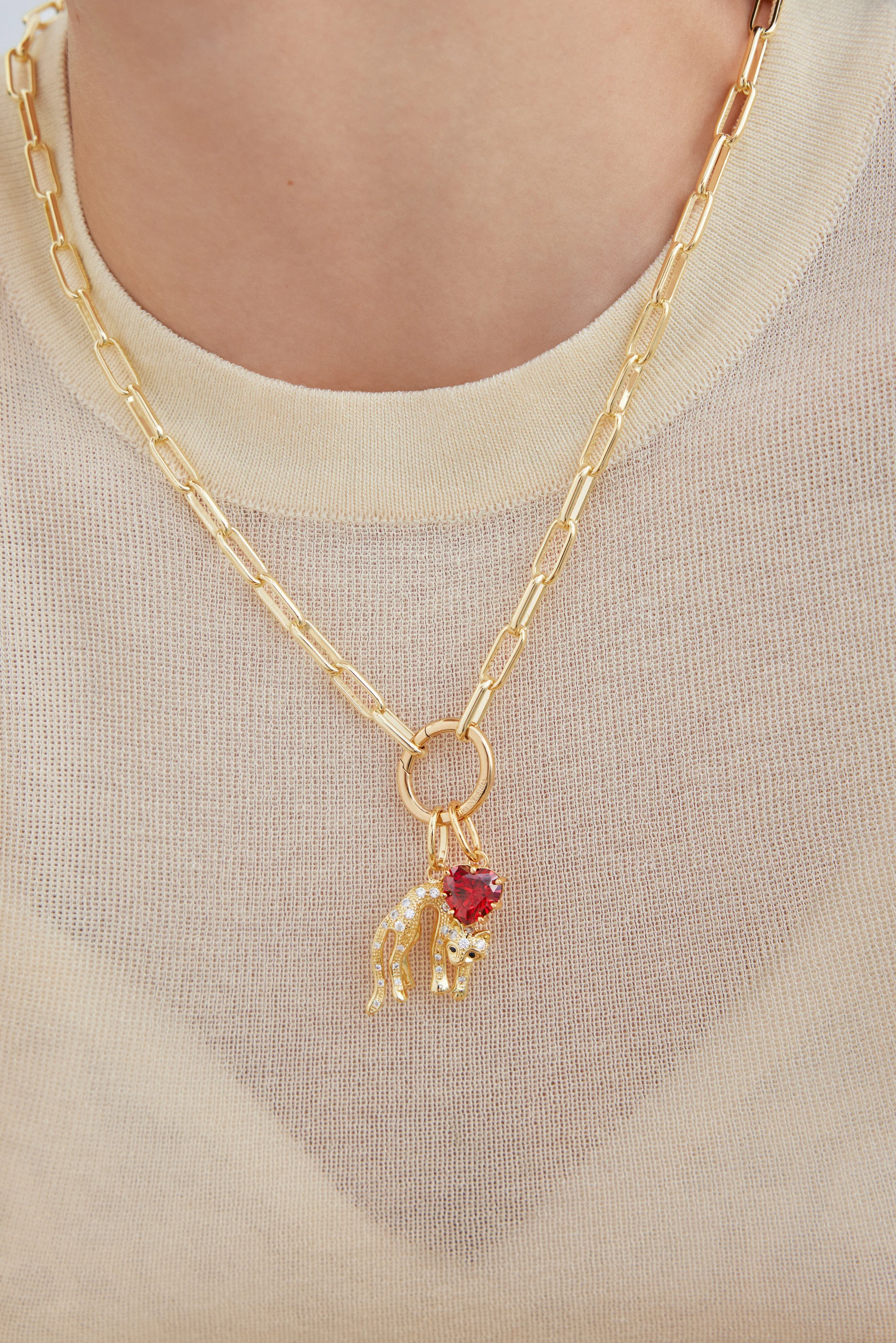 Pendentif Rouge Grenat, Jouvence et Attraction - Novembre - Image 4